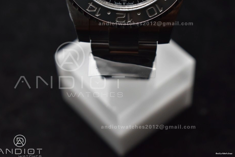 GRNR Best Gray Clean Elegant on Steel Strap 1:1 DD Edition GMT-Master Oyster II Ceramic 876 126710 904L Black 0206